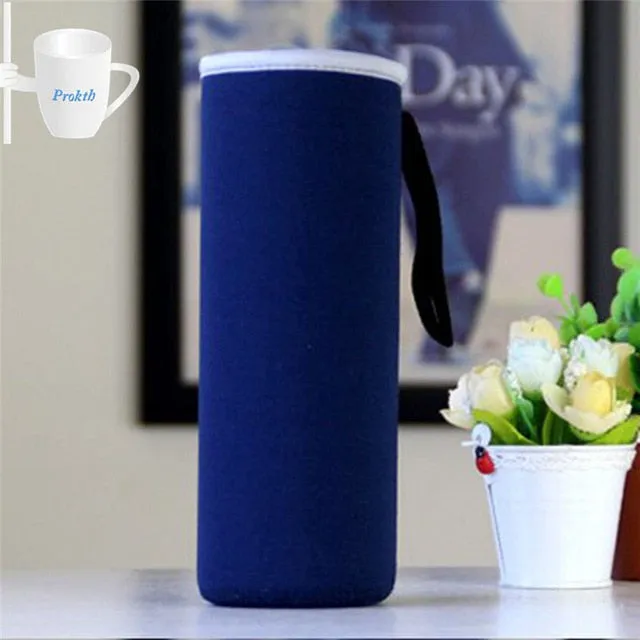 1 Pcs 550ml 18.5*6.8cm Sport Water Bottle Cover Neoprene Insulator Sleeve Bag Case Pouch Available in 7 Colors