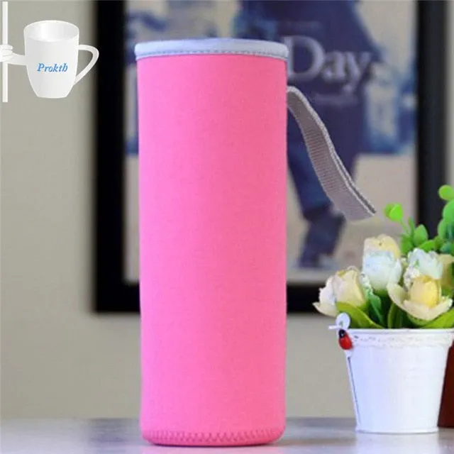 1 Pcs 550ml 18.5*6.8cm Sport Water Bottle Cover Neoprene Insulator Sleeve Bag Case Pouch Available in 7 Colors