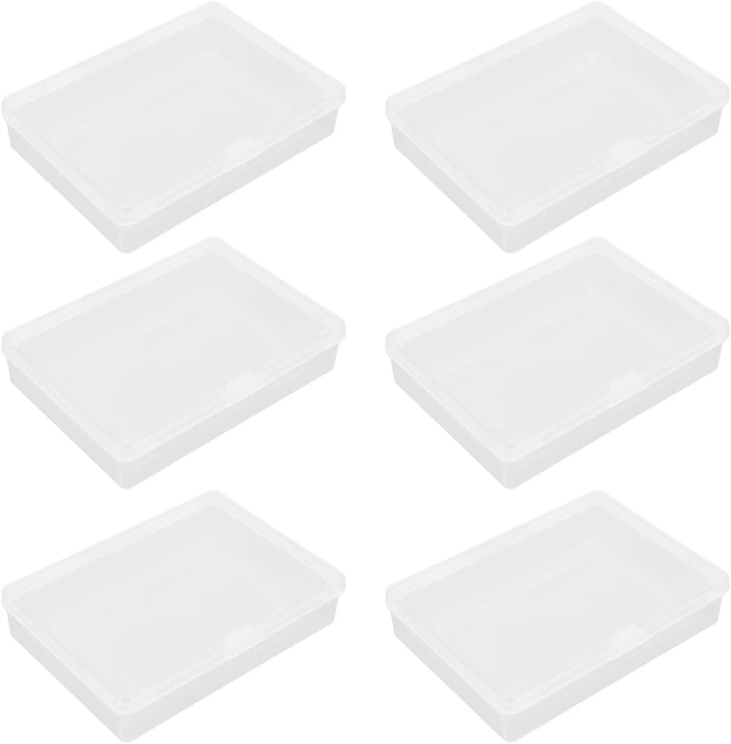 12 Pcs Card Storage Box Playing Card Gaming Card Storage Case Baseball Card Case Playing Card Holder Case Transparent Cards Container Translucent Pp Sports Card Man