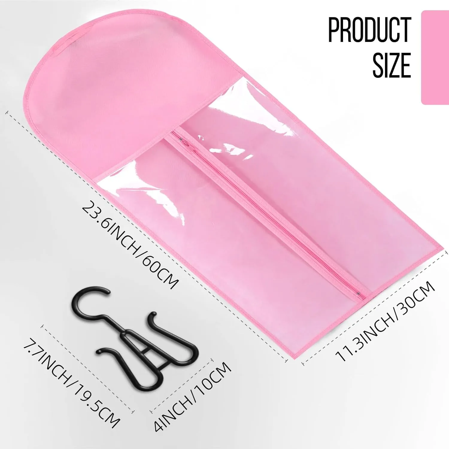 12PCS Wig Storage Wig Bags Storage with Hanger Hair Extension Holder Wig Hanger for Multiple Wigs Hair Extension Hanger Wig Holder Hair Extension Storage Hair Extensions, Wigs & Accessories (PINK)
