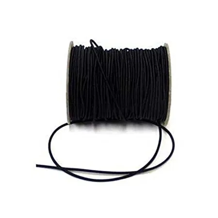 1/8 inch = 3mm Round Elastic for all use full roll of 288 yards Black / white and more colors
