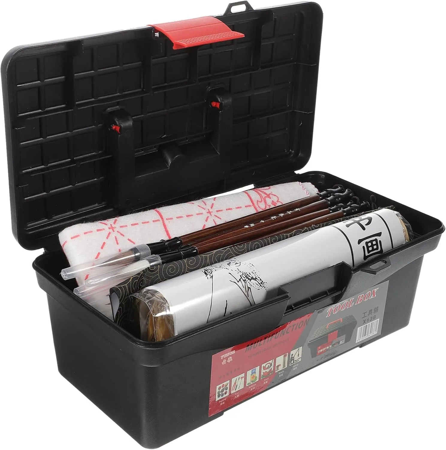 1Set Reusable Calligraphy Mat Beginner Calligraphy Kit for Writing and Painting for Relief and Meditation for Study Rooms and Classrooms