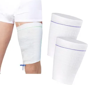 2 PCS Catheter Leg Bag Holder for Men or Women Catheter Bag Holder Catheter Supplies Stay in Place Urine Bags for Legs,Catheter Stabilization Device(X-Large)