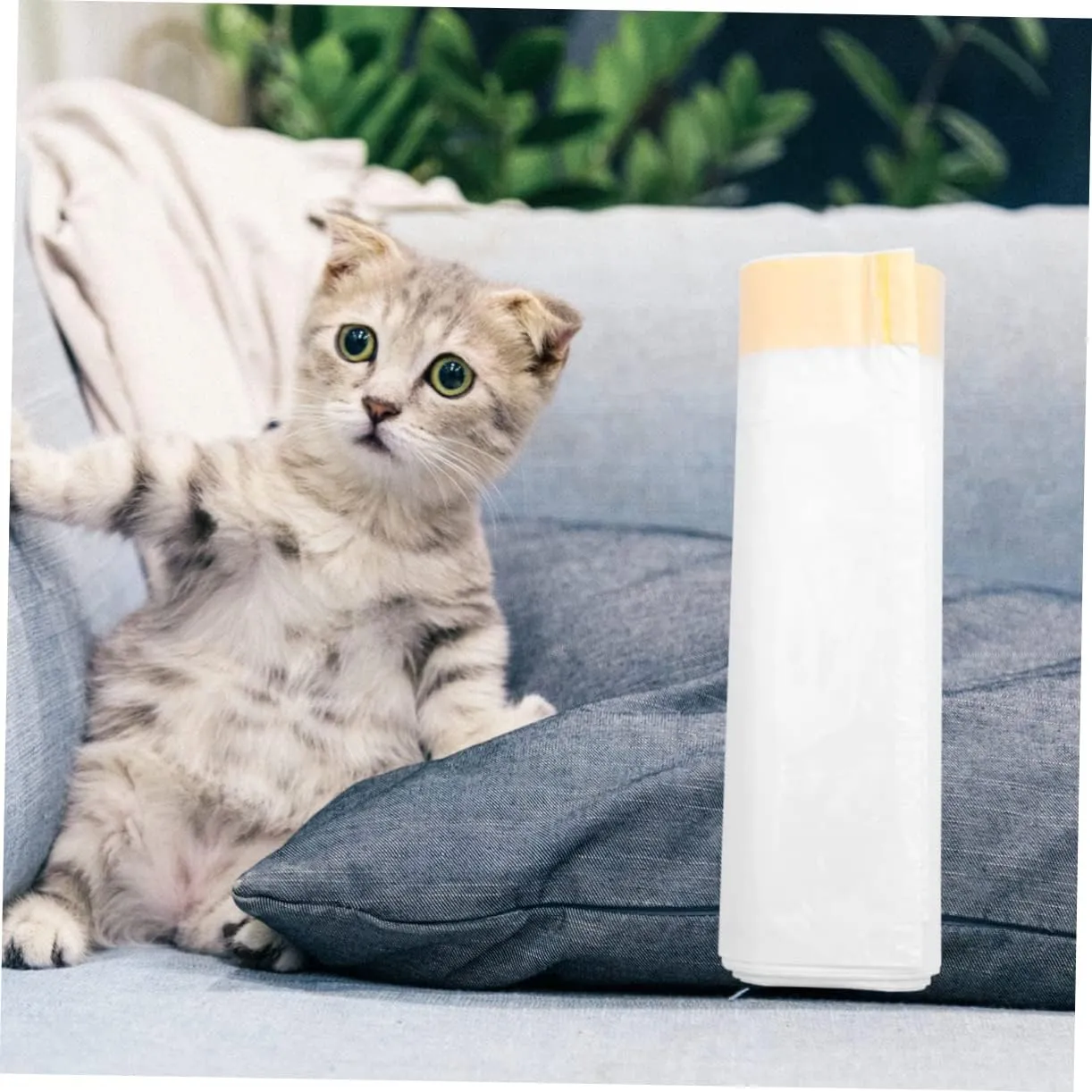 2 Rolls Travel-friendly Cat Litter Bag Ldpe Material Easy to Carry Essential Cat Supplies