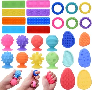 28 Pcs Sensory Fidget Toy for Kids,Fidget Toys Pack,Sensory Toy Set Bulk,Stress Toys for Kids with Autism,Adults Stress Relief Toy,Relieve Work Anxiety,ADHD Toys Bulk
