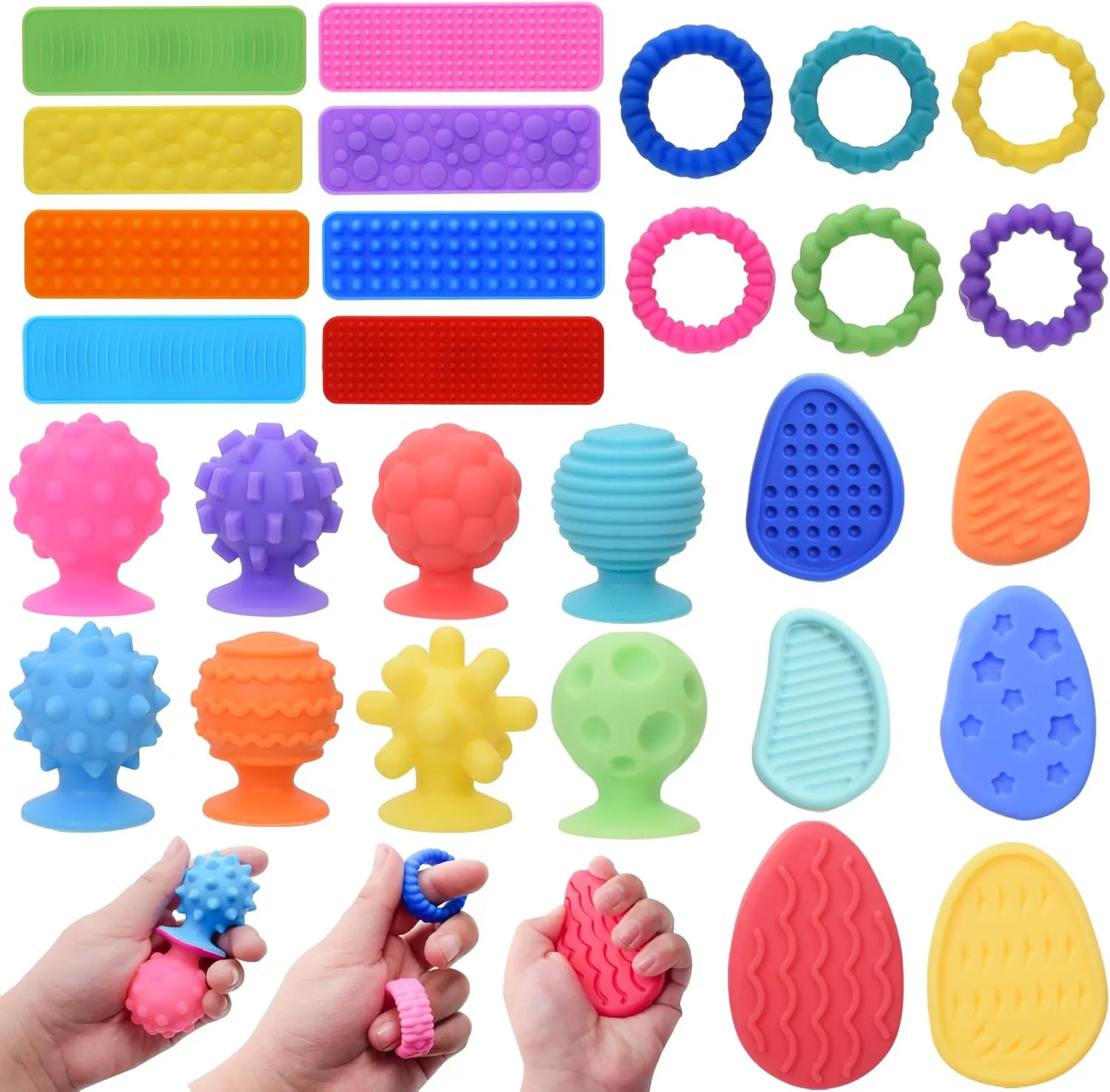 28 Pcs Sensory Fidget Toy for Kids,Fidget Toys Pack,Sensory Toy Set Bulk,Stress Toys for Kids with Autism,Adults Stress Relief Toy,Relieve Work Anxiety,ADHD Toys Bulk
