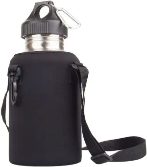 2L/2000Ml Travel Stainless Steel Tea Water Bottle Carrier Insulated Bag Holder
