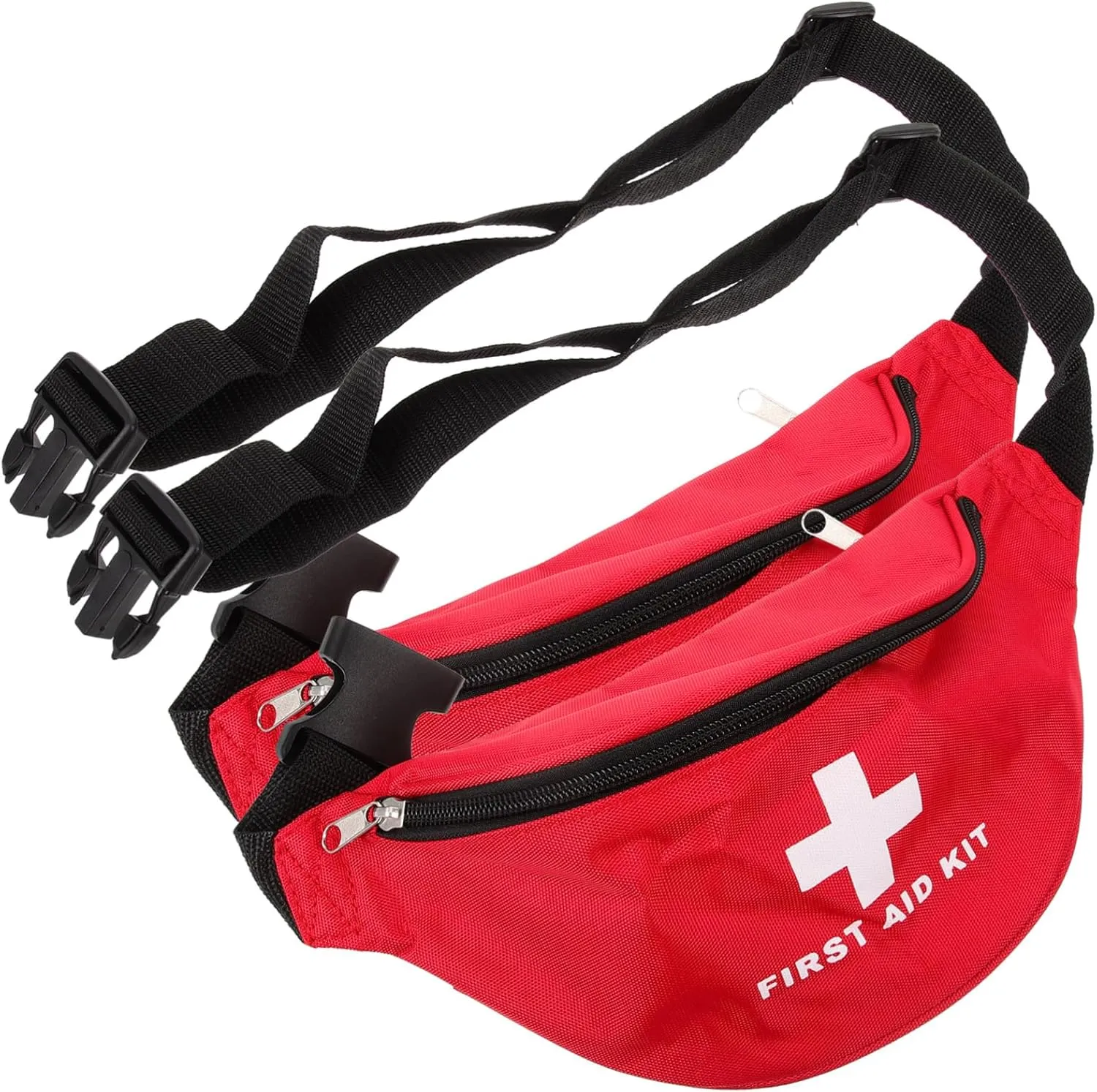 2pcs Portable First Aid Medicine Bag Emergency Waist Bag with Large Capacity for Travel Outdoor and Marathon Ideal for Family Car and Home Emergency Kits