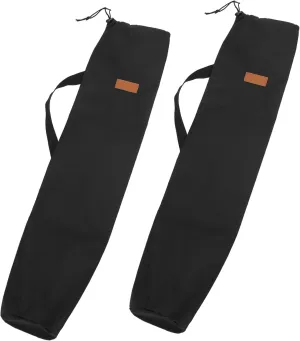 2pcs Tent Rod Bag for Camping Outdoor Storage Bag Fishing Pole Carrier Portable and Convenient Design for Outdoor Use