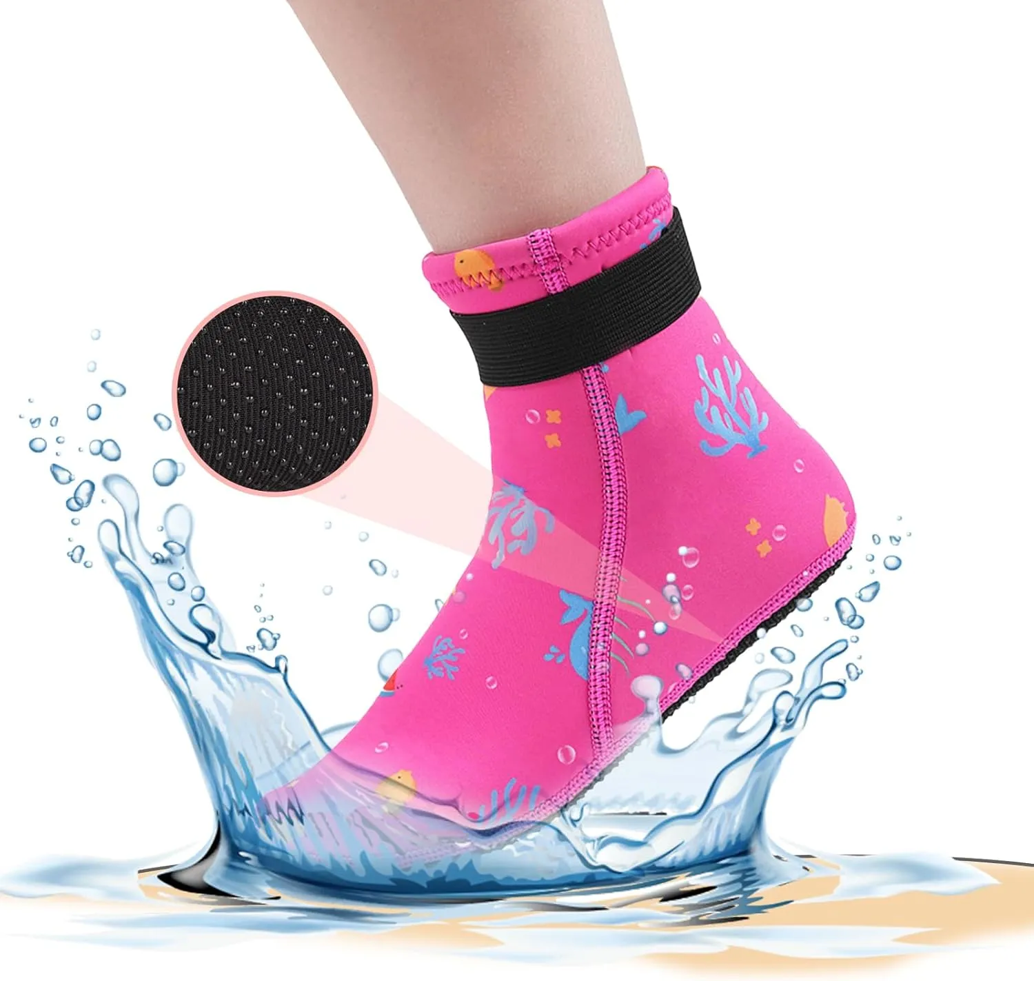 3mm Kids Neoprene Socks Keep Warm Anti Slip Swimming Scuba Diving