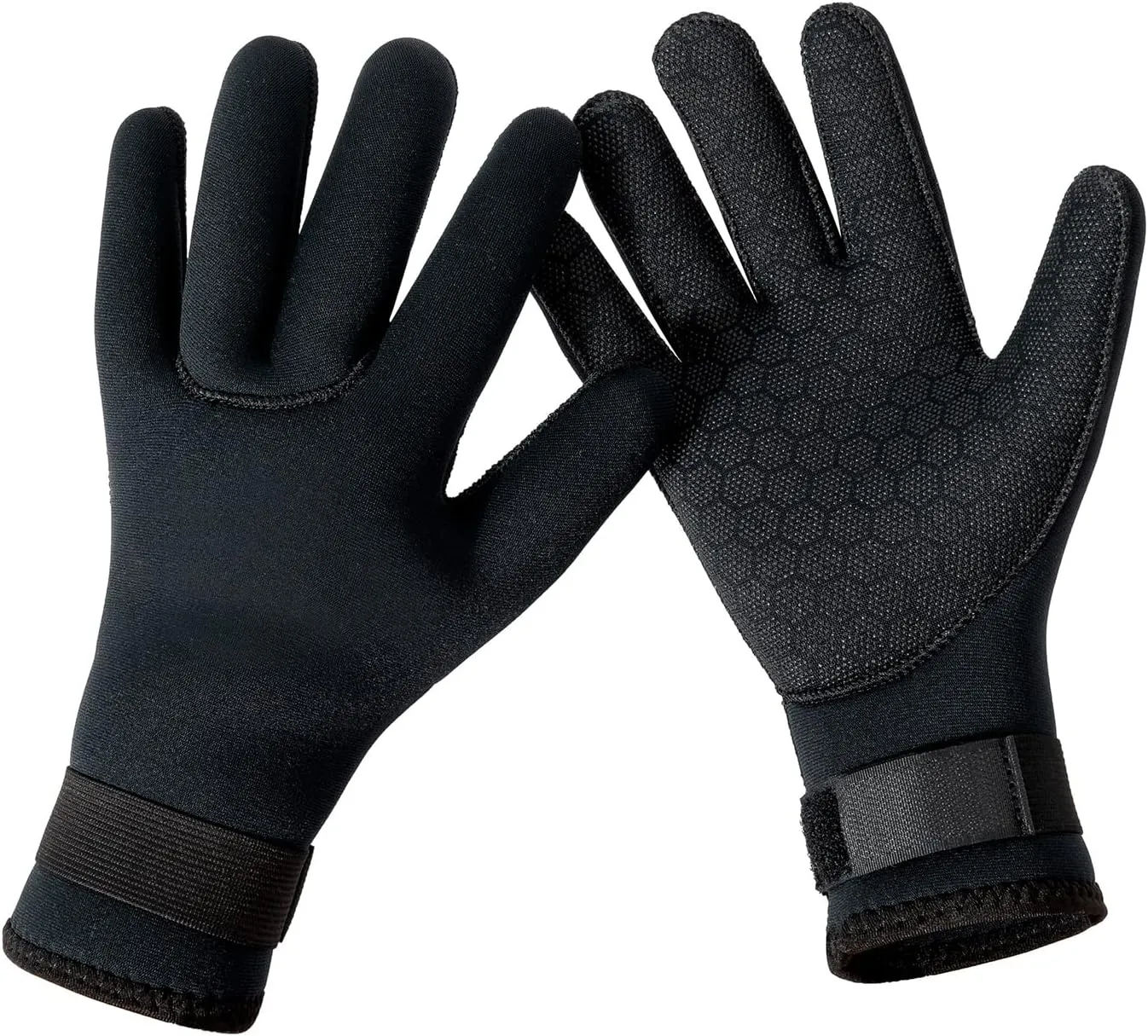 3mm Wetsuit Gloves Neoprene Diving Gloves Thermal Anti-Slip Scuba Gloves for Men Women Snorkeling Water Skiing Swimming Surfing Fishing