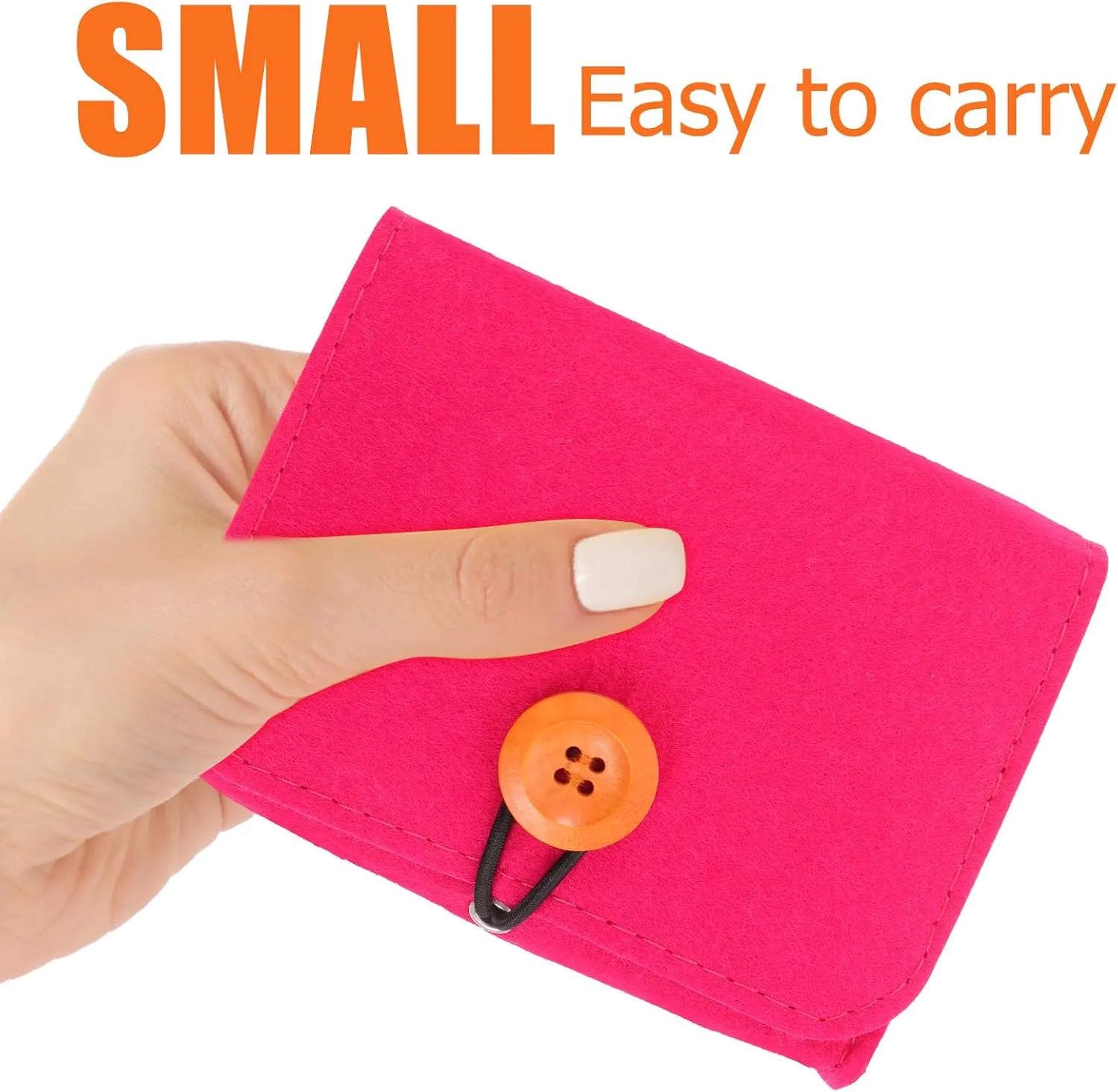 4sets Portable Essential Oil Storage Pouch Felt Travel Bag Essential Oil Carrying Case Holder 2pcs*4