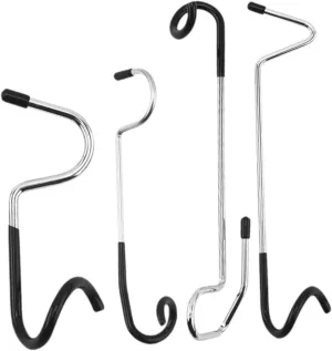 4X Camping Lantern Hook Hangers Tent Lamp Hanger Portable Sturdy Non Slip Outdoor Light Hook for Barbecue Hunting Backpacking