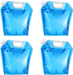 5l Folding Water Storage Bag Collapsible Water Pouch Portable Containers for Hiking Camping