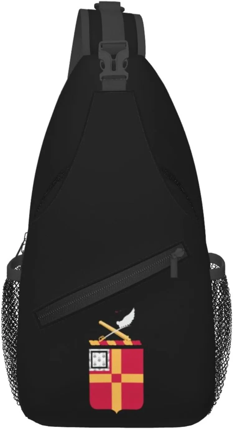 81st Field Artillery Regiment Coa Crossbody Bags For Women Men Chest Backpack Gym Shoulder Bag Travel Outdoor Sports Casual Crossbody Bags