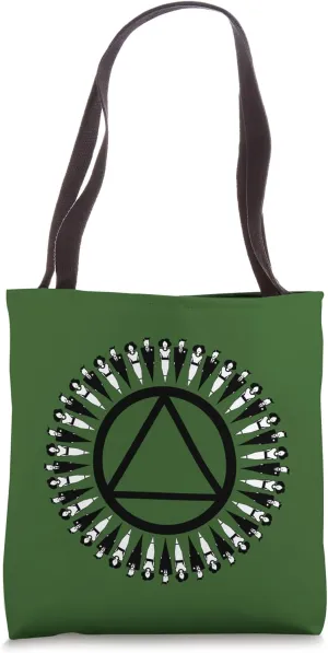AA. Alcoholics Anonymous Worldwide Solution. Tote Bag
