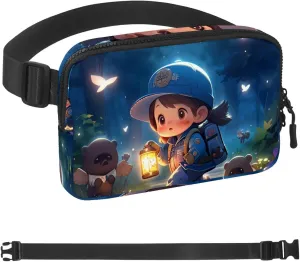 Adventure Girl-11 Belt Bag for Men and Women Fanny Pack,Belt Bag with Adjustable Strap,Fashion Crossbody Everywhere Belt Bag for Travel Outdoors Running Hiking