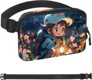 Adventure Girl-67 Crossbody Fanny Pack for Men&Women,Belt Bag for Travel Casual Walking Running Hiking Cycling