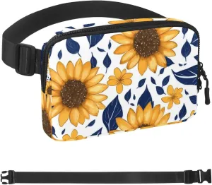 Aesthetic Sunflower-311 Belt Bag for Men and Women Fanny Pack,Belt Bag with Adjustable Strap,Fashion Crossbody Everywhere Belt Bag for Travel Outdoors Running Hiking
