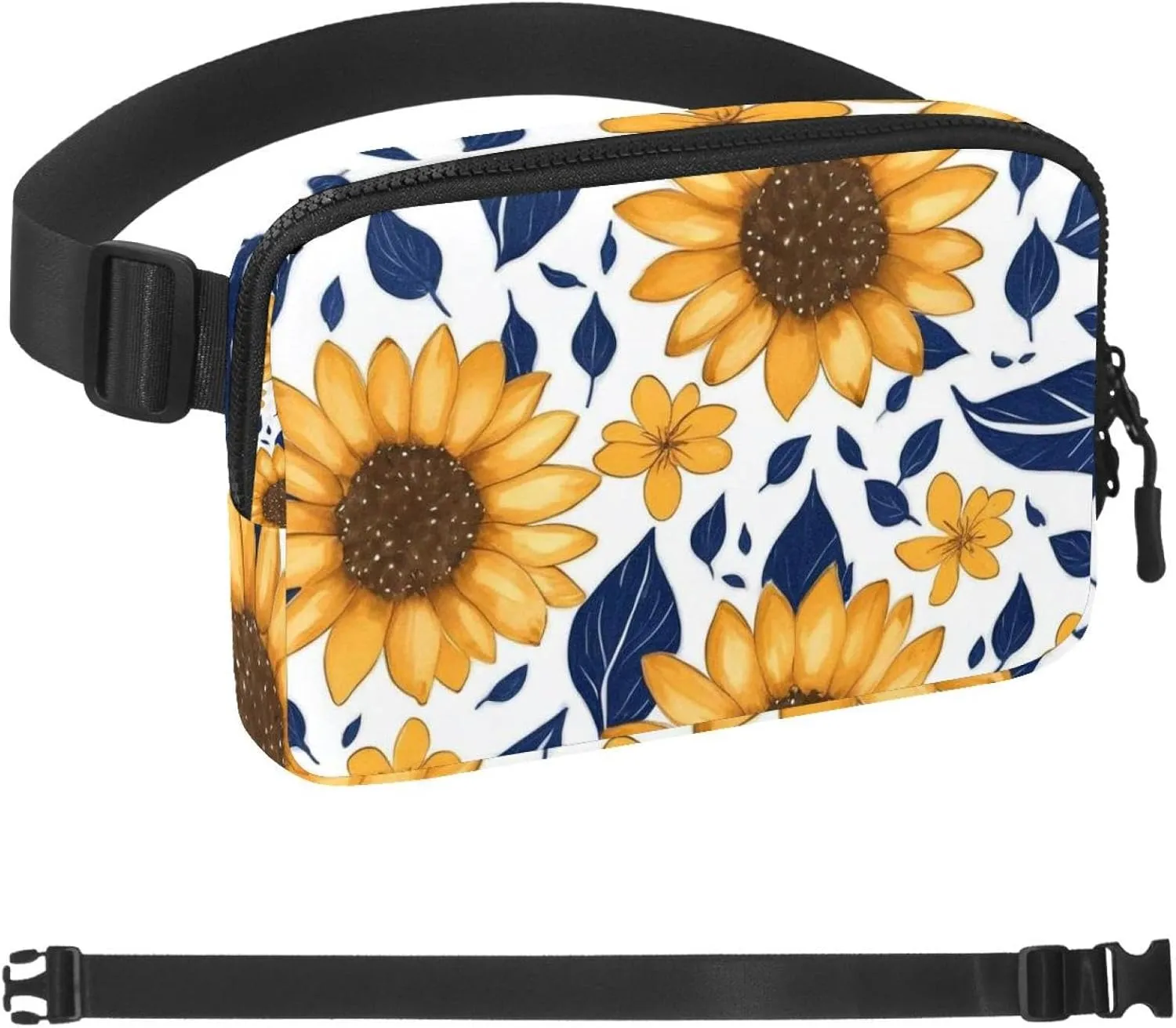 Aesthetic Sunflower-311 Belt Bag for Men and Women Fanny Pack,Belt Bag with Adjustable Strap,Fashion Crossbody Everywhere Belt Bag for Travel Outdoors Running Hiking