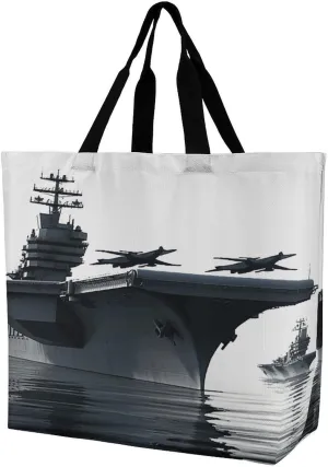 Aircraft Carrier Crossbody Bag Women's Fashion Tote Bag Shoulder Tote Bag Versatile Travel Shoulder Bag Fitness Tote Bag for Fitness Trips Out