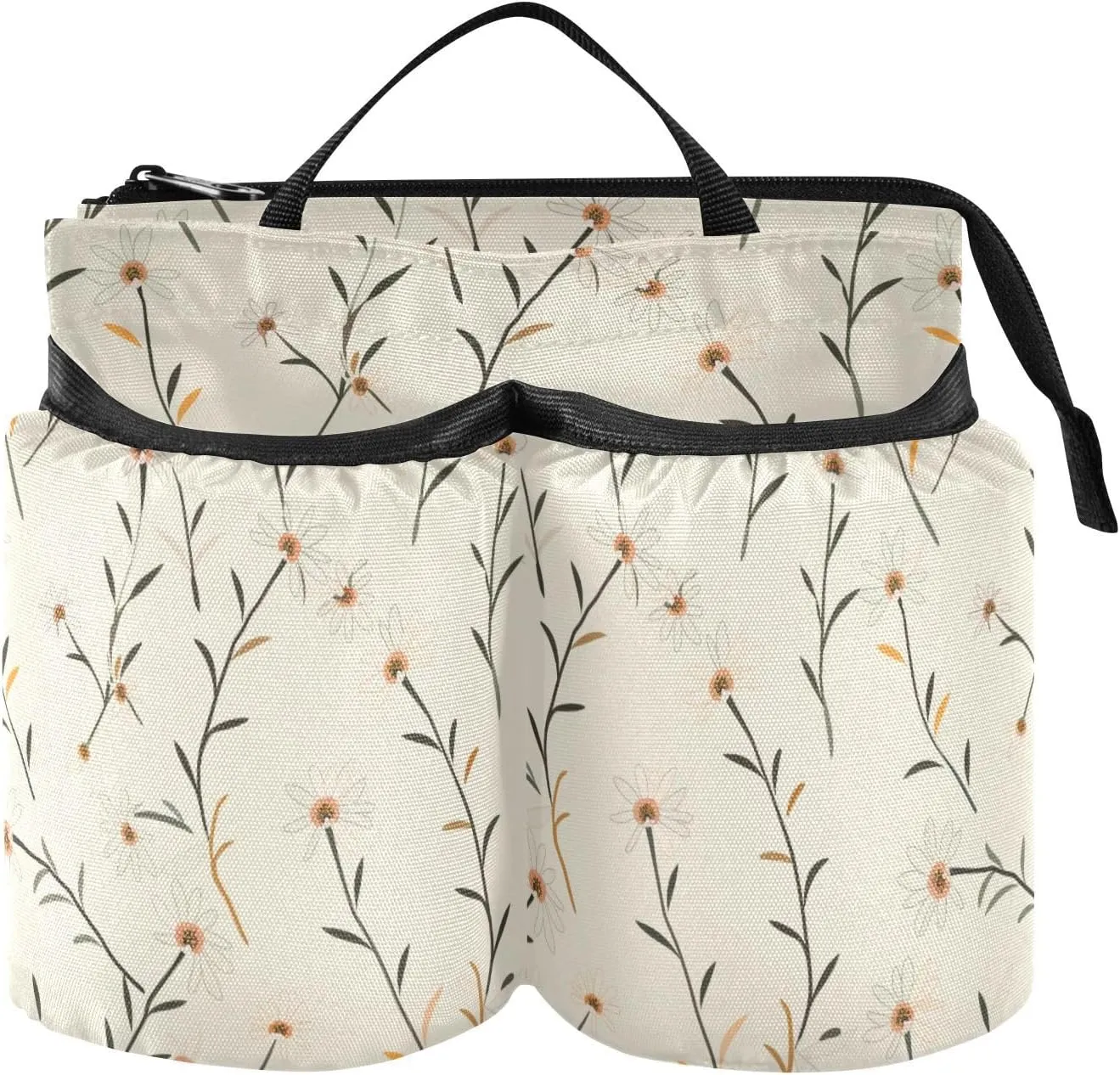 Airport Cup Holder Folding Daisy Almond Travel Accessories Cup Holder Travel Accessories Gift World Travelers