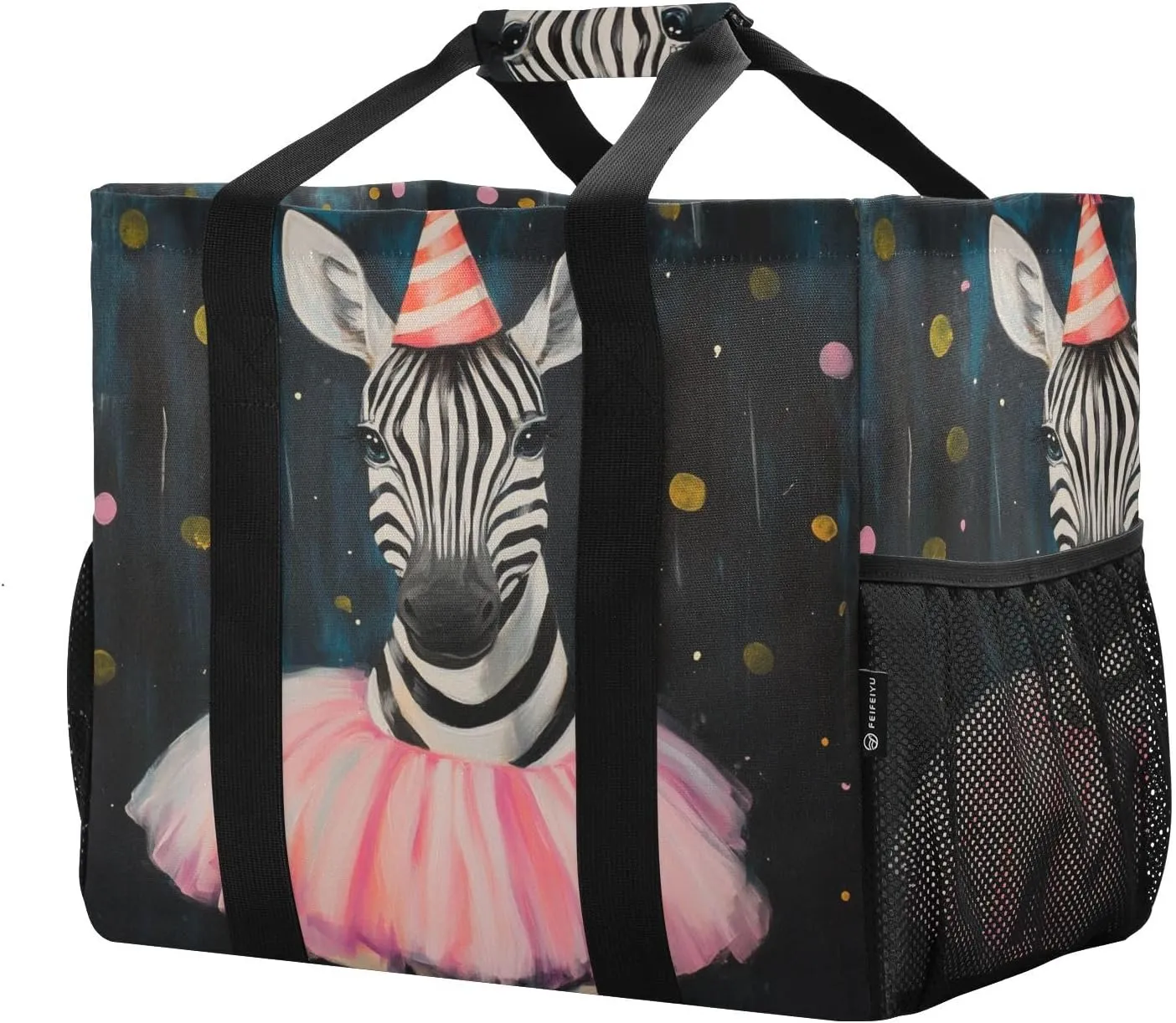 ALAZA Beautiful African Woman Turban Tribal Waterproof Beach Tote Bags