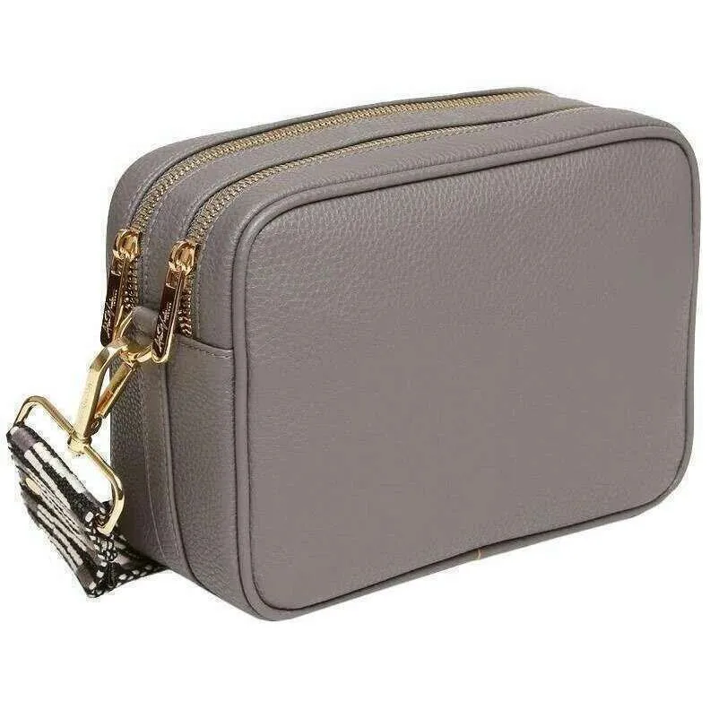 Alice Wheeler London Soho Camera Crossbody Bag - Slate Grey