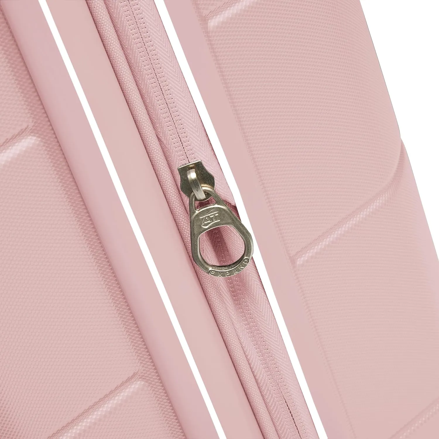 American Tourister Stratum 2.0 Expandable Hardside Luggage with Spinner Wheels, 2-Piece Set 20/24, Pink Blush