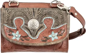 American West Desert Wildflower Crossbody Bag