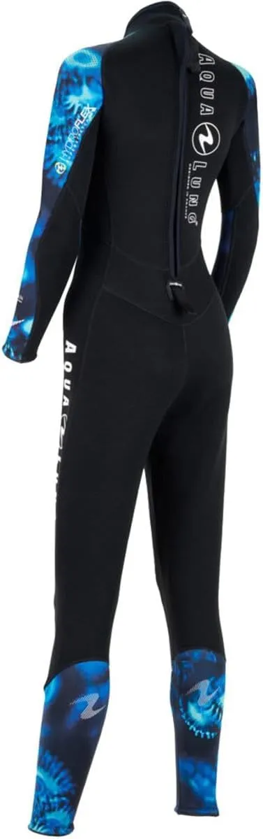 Aqualung HydroFlex 3mm Women's Jumpsuit, Camouflage Blue, X-Large