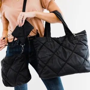Ariana quilted bag set