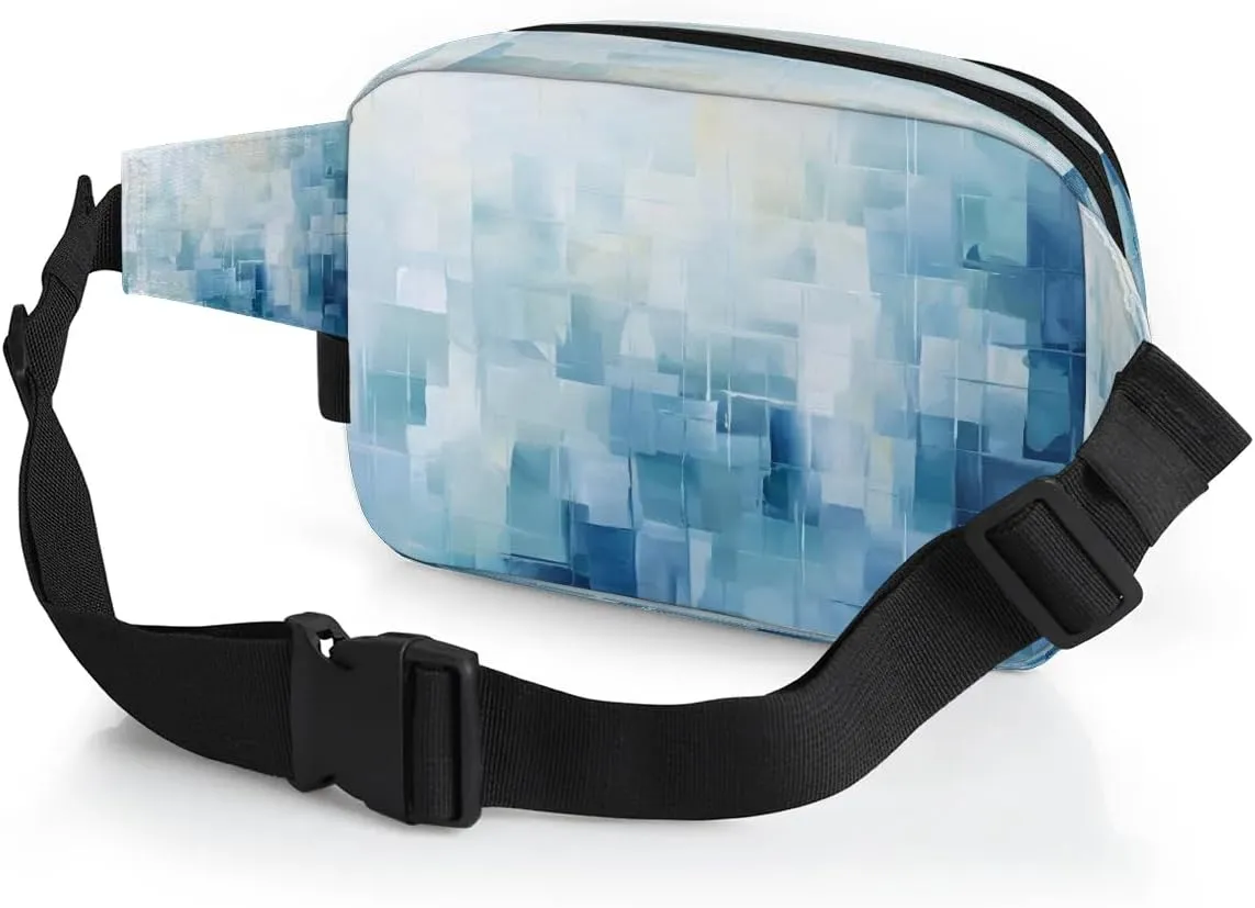 Art Abstract Patterns Fanny Packs for Women Men Waterproof Waist Bag with Adjustable Strap Belt Bag for Travel Running Hiking