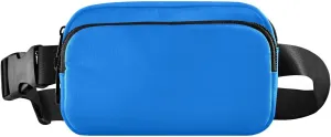 Azure Strap Bags for Women Crossbody Hip Bum Bag for Travel Shopping Hiking Cycling Running, 8 x 5.3 x 2.3 Inches
