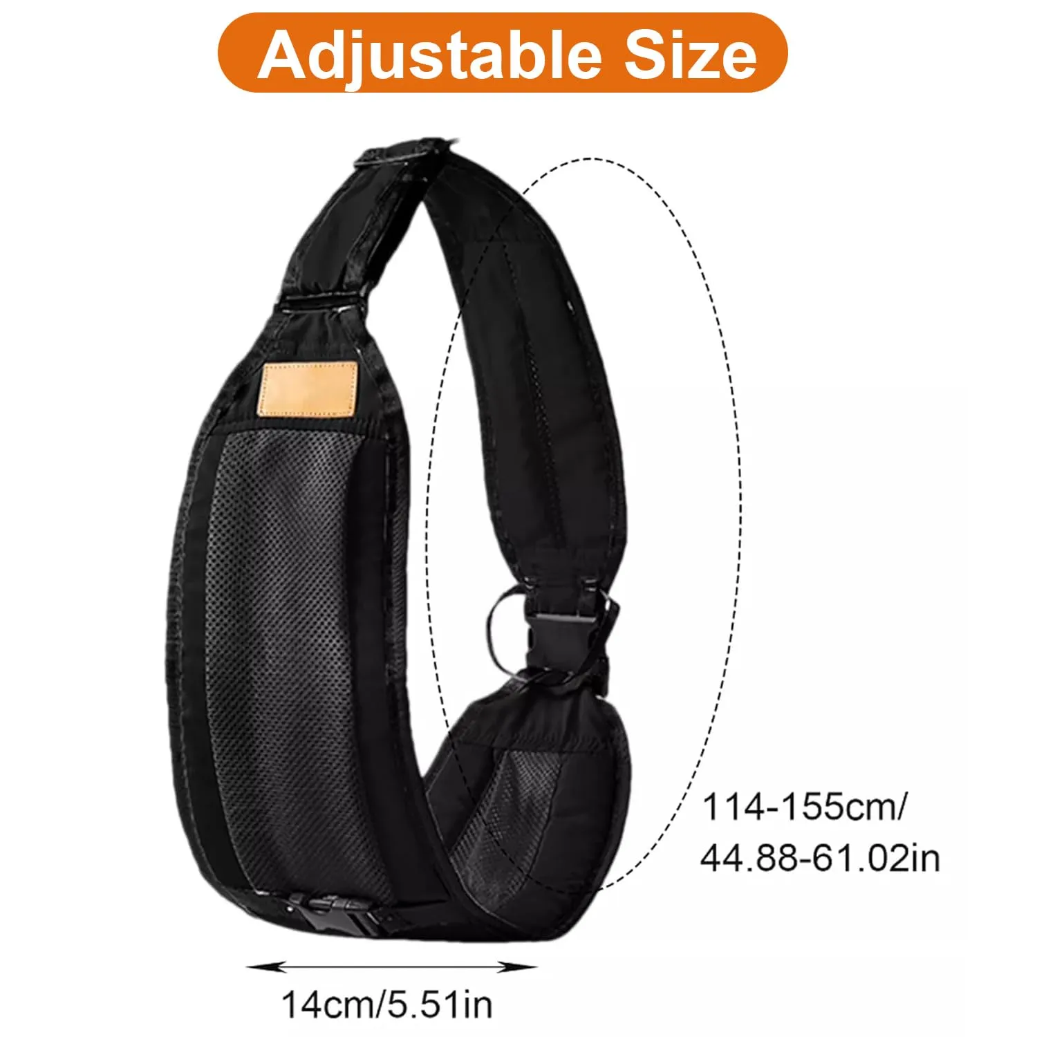 Baby Sling Carrier Toddler Carrier One Shoulder Adjustable Shoulder Strap Labor-Saving Baby Sling 10-45lbs(Grey,Cloth)