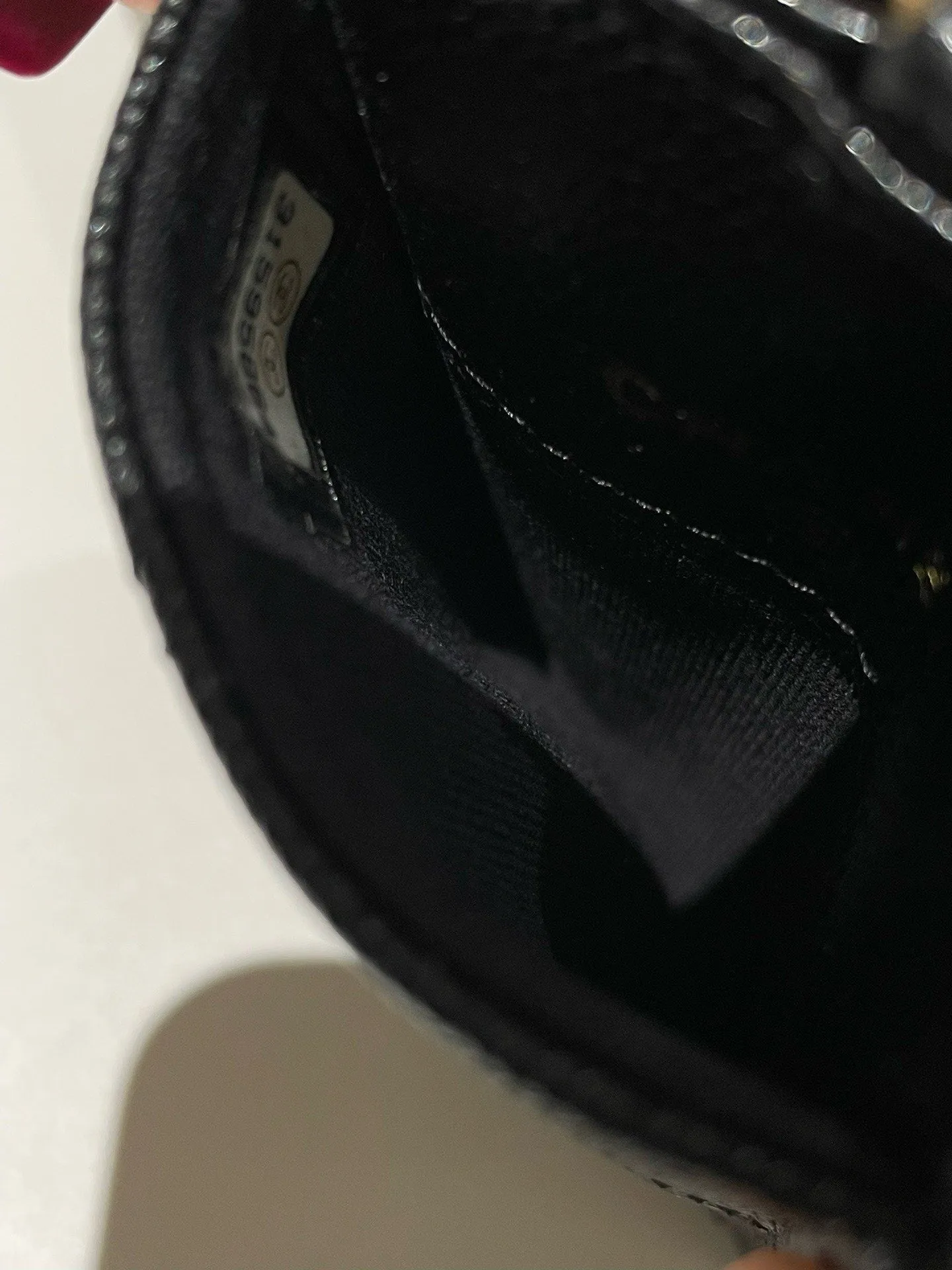 Bag Black Card Holder Chanel Crossbody Flawless Clearance sale On Chain, Caviar Leather