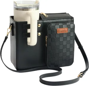 Bag Crossbody for Stanley Cup Purse, Water Bottle Bag Holder Crossbody with Stanley Cup, Adjustable Women Shoulder Strap Bag