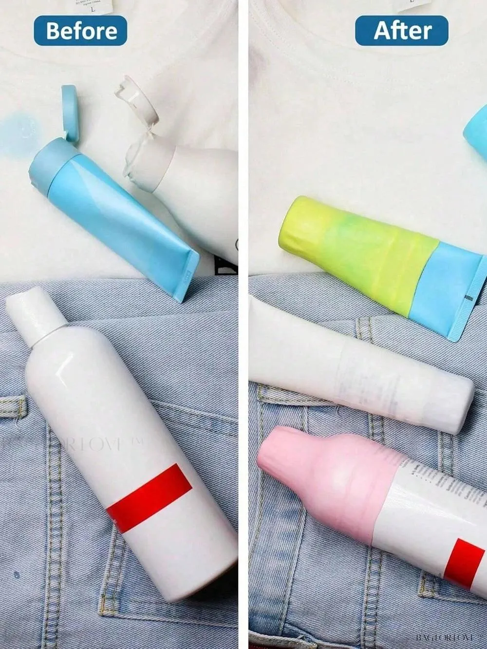 BagForLove - Leakproof Elastic Sleeve for Toiletry Bottles