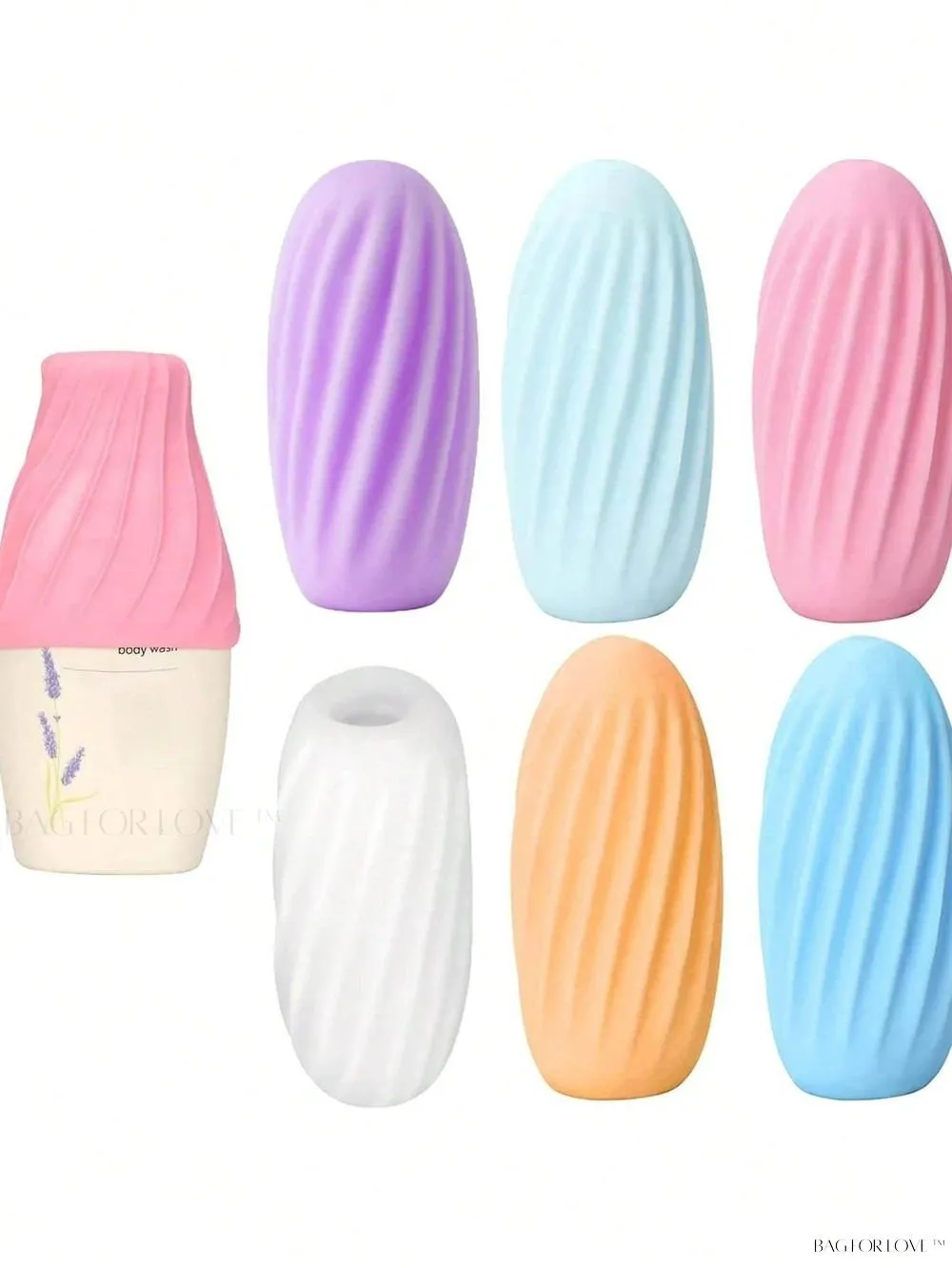 BagForLove - Leakproof Elastic Sleeve for Toiletry Bottles