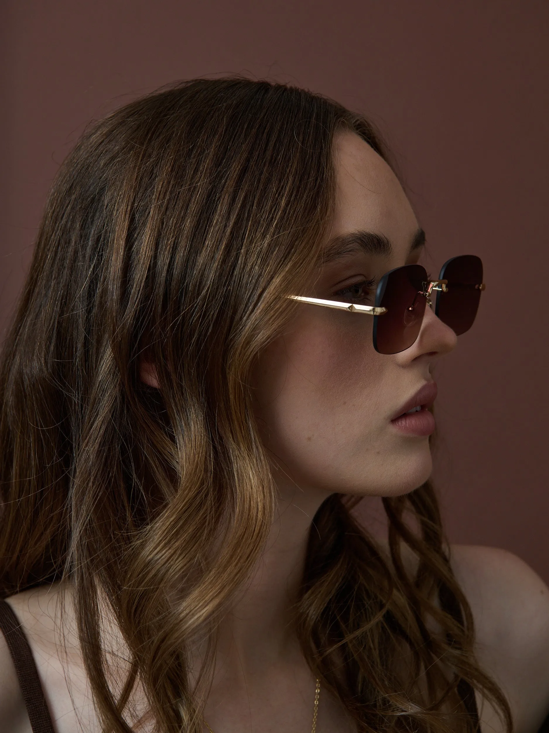 Balona Square Frameless Sunglasses