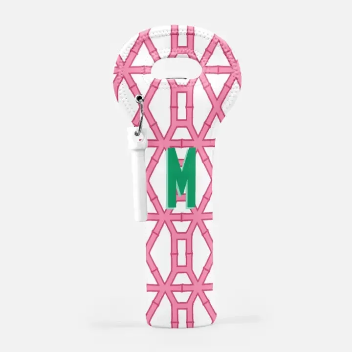 Bamboo Pink Wine Bag