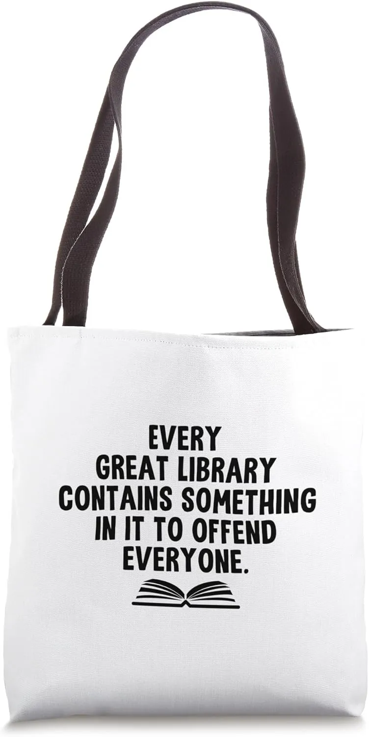 Banned Book Week Ban Ignorance Not Books Book Lover Apparel Tote Bag