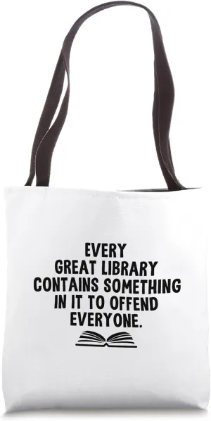 Banned Book Week Ban Ignorance Not Books Book Lover Apparel Tote Bag