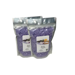 Bath Salts | 1lb Bag | Lavender Scent | Quantity Price Breaks ((2) 1lb Bags)