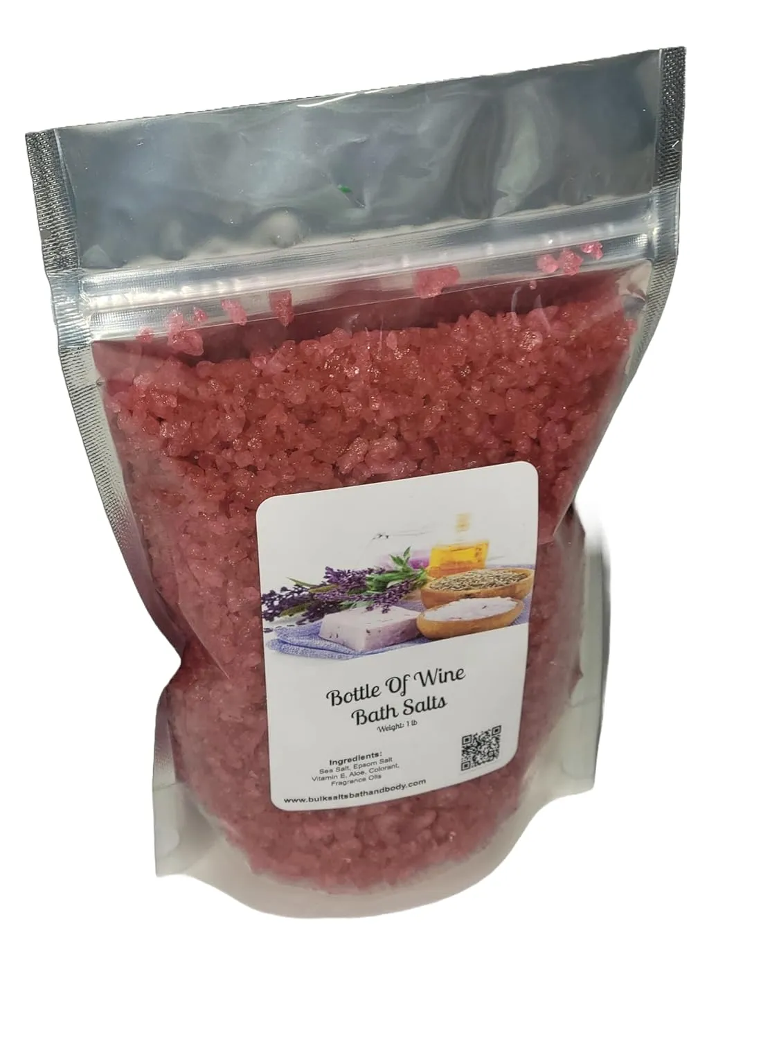 Bath Salts | 8lbs (2) 4lb Bags | Bottle of Wine Scent
