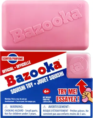 Bazooka Gum Scented Squishi Toy – 2 Pack Gift Set Bundle – Slow-Rising Fidget Toy with Classic Bubblegum Scent – Collectible Sensory Toy for Ages 6 