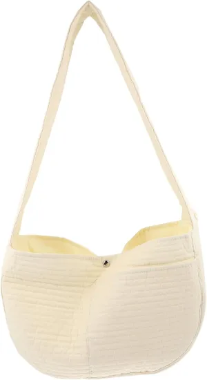 BESPORTBLE 1pc Portable Pet Bag Cat Soft Slings Carrier Pet Sling Strap Walking Shoulder Kitten Dogs Carrying Tote Puppy Your Pet Cross Bag Beige Polyester