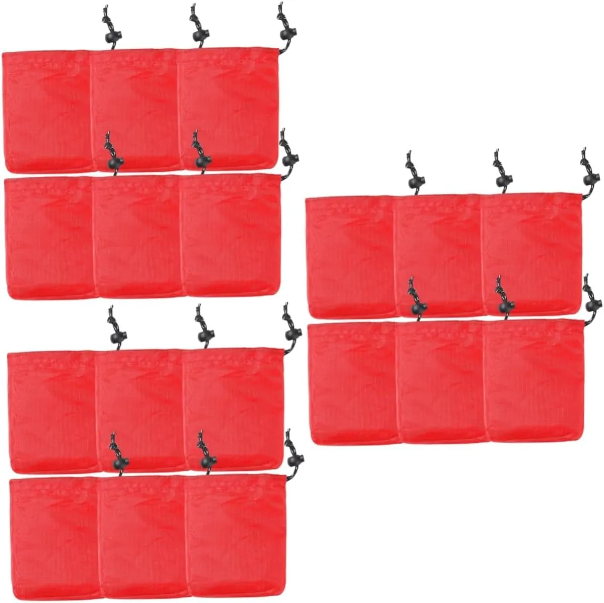 BESPORTBLE Family Travel Storage Bag Polyester Red Portable Pocket Small Bundle Pocket Camping Organizer