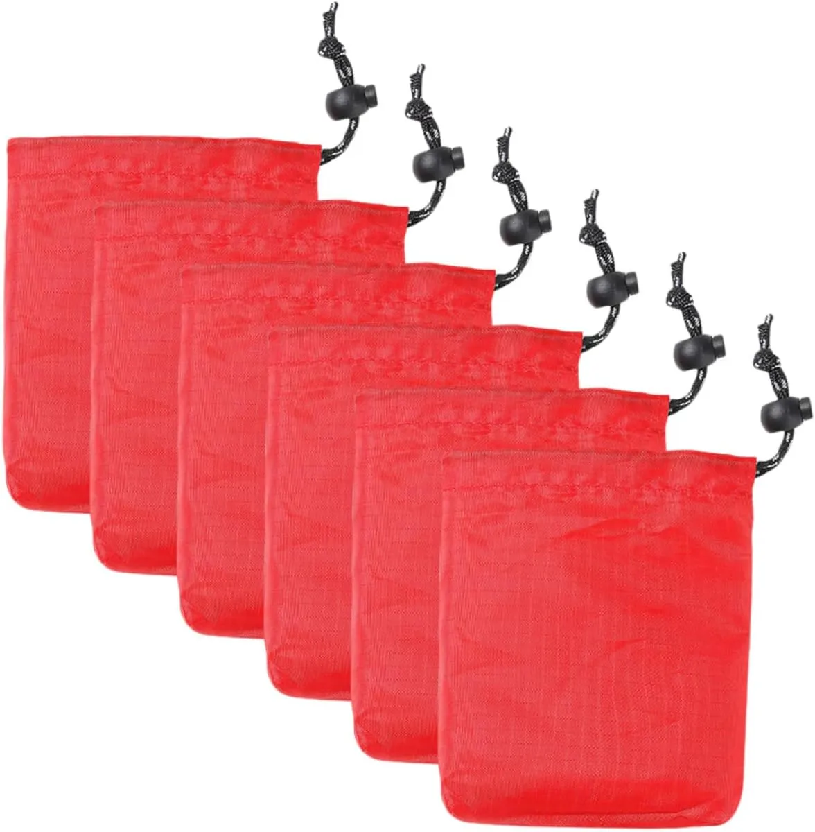 BESPORTBLE Family Travel Storage Bag Polyester Red Portable Pocket Small Bundle Pocket Camping Organizer