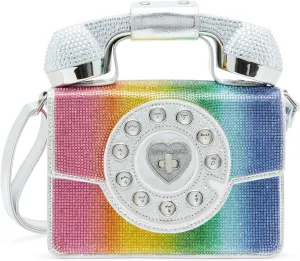Betsey Johnson Rainbow High Phone Bag